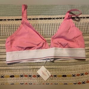 Alexander Wang Begonia Pink Triangle Bralette